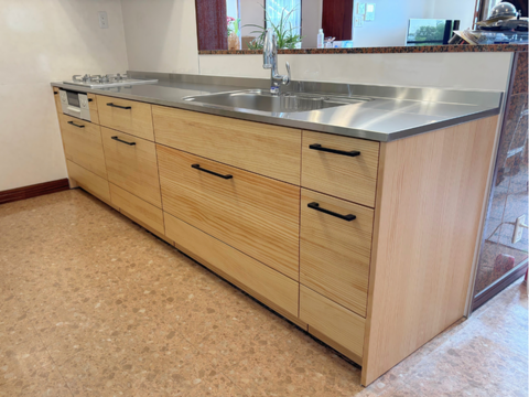 ウッドワン su:iji 無垢材キッチンリフォーム施工事例|沖縄県うるま市